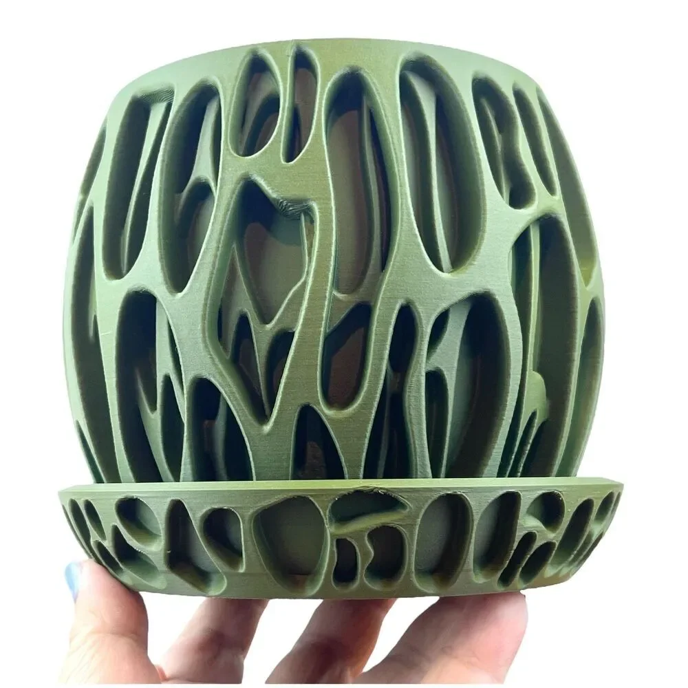Indoor Flower Pot, The Slime Planter Pot, Houseplants, Ecofriendly
